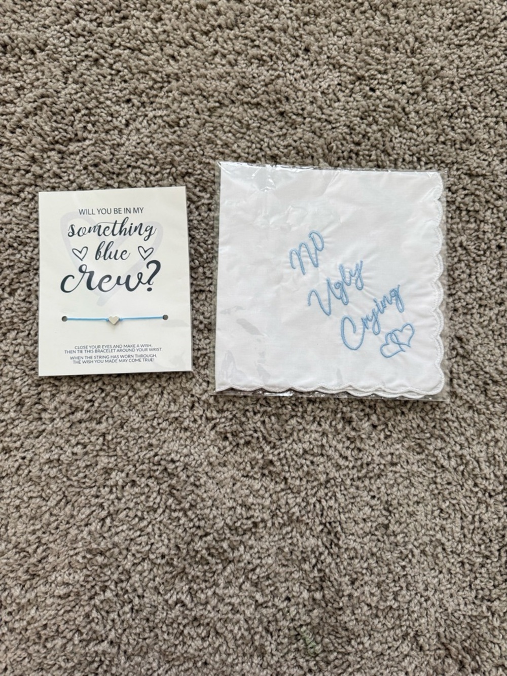 Wedding “something blue crew” bundle